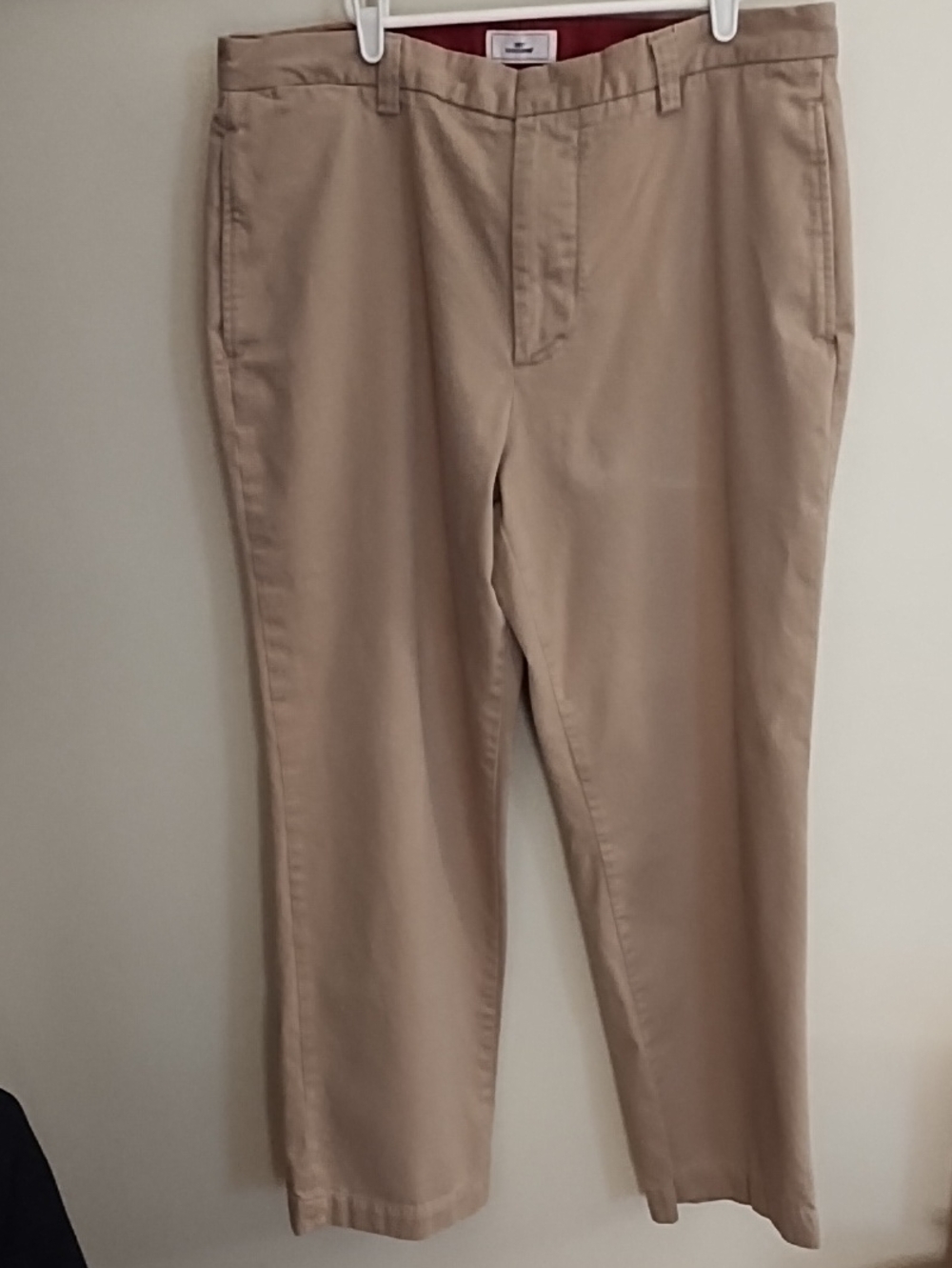 Dockers Beige Straight-Leg Chinos